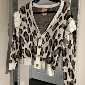 Cha Sor Leopard Sweater